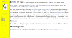 Desktop Screenshot of beardofbees.com